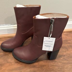 Lucky Brand Jabax bootie size 8.